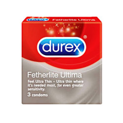 DUREX FETHERLITE ULTIMA CONDOM 3'S DUREX FETHERLITE ULTIMA CONDOM 3'S