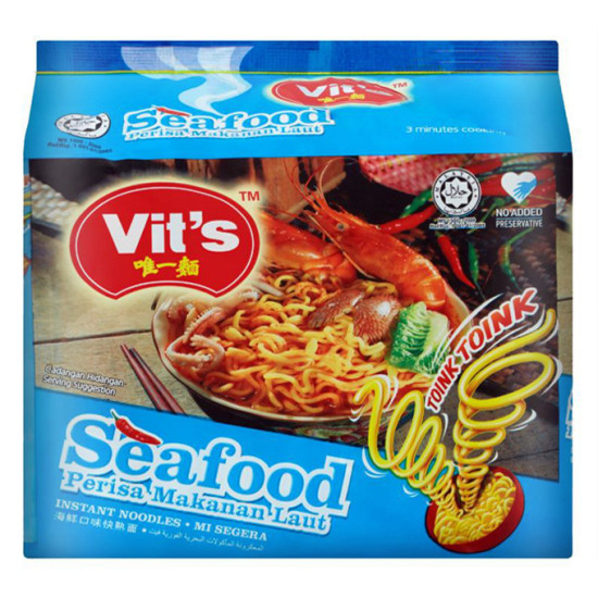 VIT'S SEAFOOD INSTANT NOODLE 78GM*5