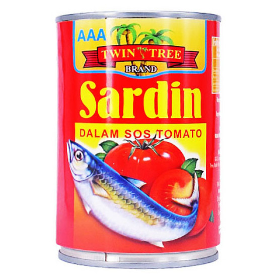AAA SARDIN IN TOMATO RED LABEL 400GM