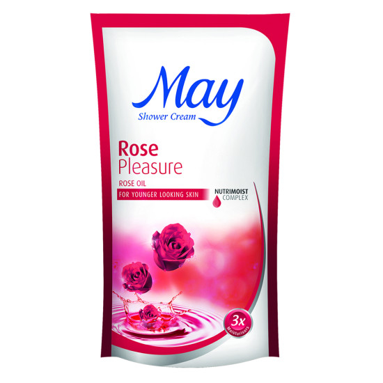 MAY SHOWER CREAM -ROSE PLEASEURE 600ML