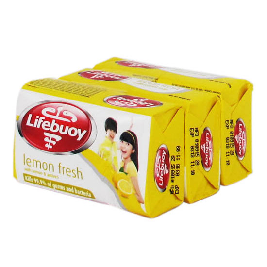 LIFEBUOY BAR SOAP - LEMON FRESH 80G*3