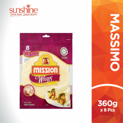 MISSION WRAPS - GARLIC 8'S 360G MISSION WRAPS - GARLIC 8'S 360G