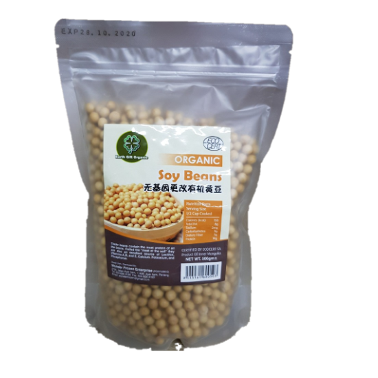 EARTH GIFT ORGANIC SOYA BEAN 500G