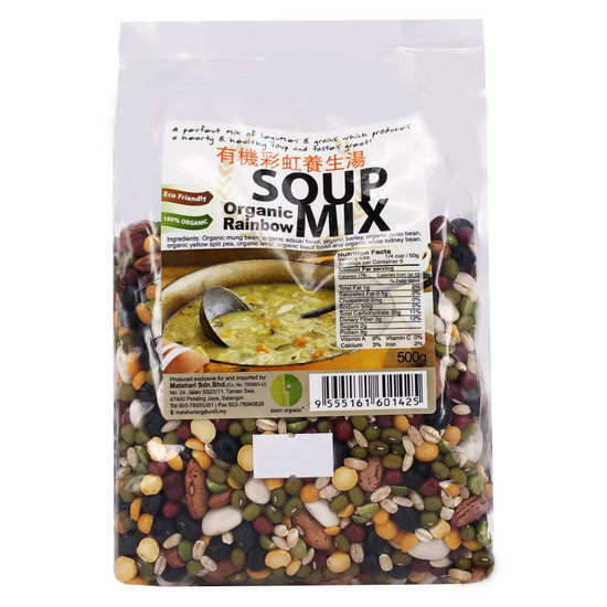 EARTH GIFT ORGANIC RAINBOW SOUP MIX 500G