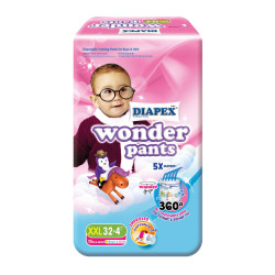 DIAPEX WONDER PANTS SUPER JUMBO XXL32+4 DIAPEX WONDER PANTS SUPER JUMBO XXL32+4
