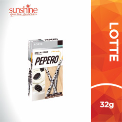 LOTTE PEPERO WHITE COOKIES 32GM LOTTE PEPERO WHITE COOKIES 32GM