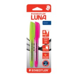 LUNA HIGHLIGHTER 2S IN BK(1YEL/1PINK)