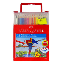 FABER CASTELL WATERCOLOUR PENCIL WONDER BOX 12L