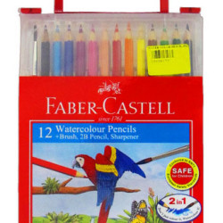 FABER CASTELL WATERCOLOUR PENCIL WONDER BOX 12L
