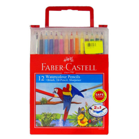 FABER CASTELL WATERCOLOUR PENCIL WONDER BOX 12L