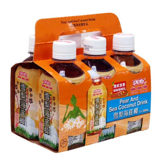 HUNG FOOK TONG PEAR AND SEA COCONUT DRINK 250ML*6