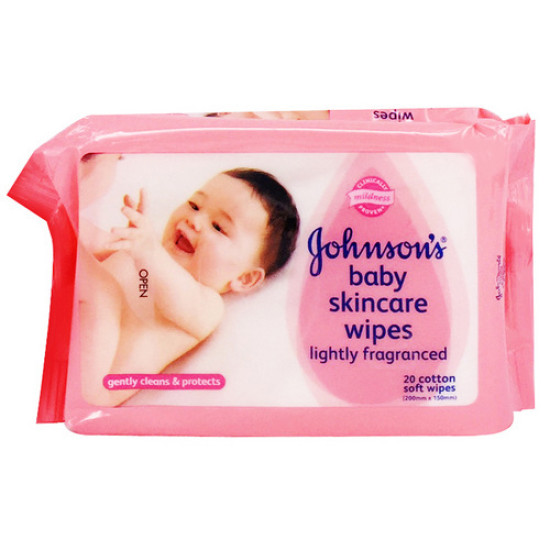 JOHNSON'S BABY SKIN CARE LIGHTY WIPES 20'S