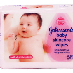 JOHNSON'S BABY SKIN CARE FRAGRANCE FREE WIPES 20'S JOHNSON'S BABY SKIN CARE FRAGRANCE FREE WIPES 20'S