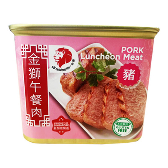 GOLDEN LION LUNCHEON MEAT 340GM