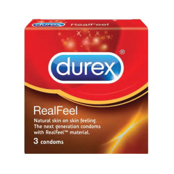 DUREX REAL FEEL 3'S DUREX REAL FEEL 3'S