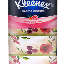 KLEENEX FACIAL TISSUES BOX 3PLY ROSE 90S*4 KLEENEX FACIAL TISSUES BOX 3PLY ROSE 90S*4