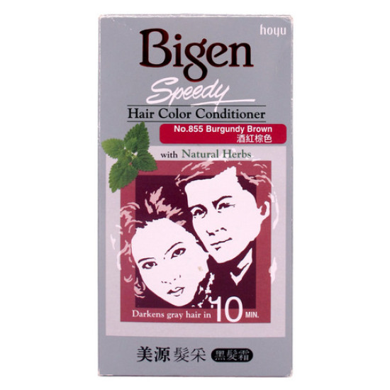 BIGEN HAIR COLOR COND.855 BURGUNDY BROWN