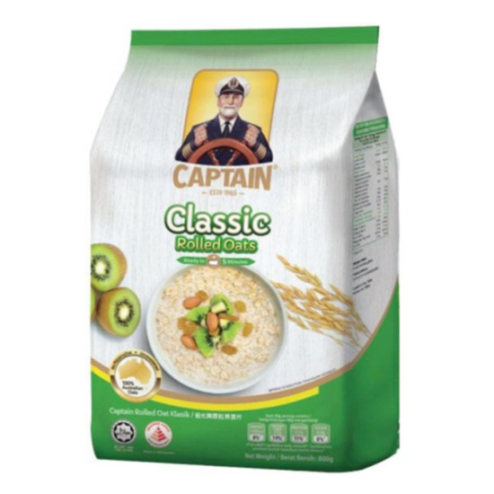 CAPTAIN ROLLED OAT 800GM