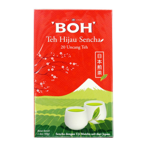 BOH TEA SENCHA GREEN TEA 2G*20