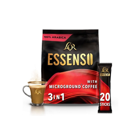 L'OR ESSENSO MICROGROUND COFFEE 3IN1 25GM*20