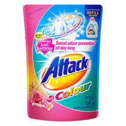 ATTACK LIQUID DETERGENT (REFILL) COLOUR 1.4KG ATTACK LIQUID DETERGENT (REFILL) COLOUR 1.4KG