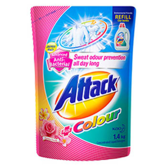 ATTACK LIQUID DETERGENT (REFILL) COLOUR 1.4KG