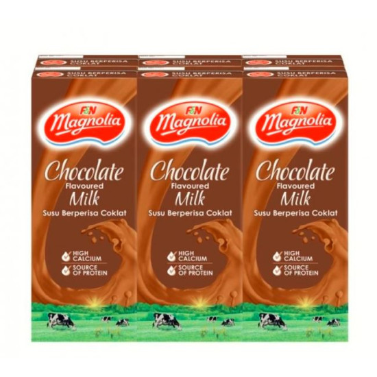 MAGNOLIA UHT CHOCOLATE MILK 200ML*6