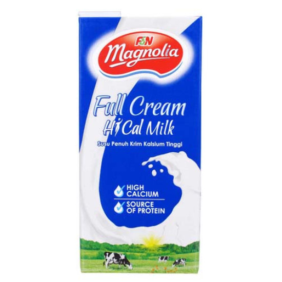 MAGNOLIA UHT FULL CREAM HI CAL MILK 1L