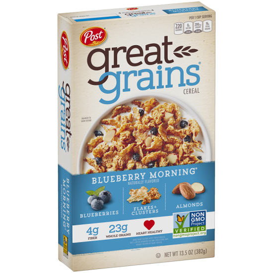 POST GREAT GRAINS BLUEBERRY 382GM