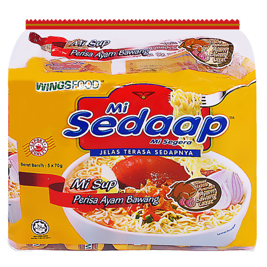 MI SEDAAP SOUP AYAM BAWANG 70GM*5