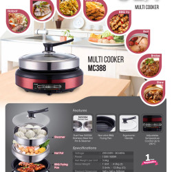 KHIND MULTI COOKER MC388 KHIND MULTI COOKER MC388