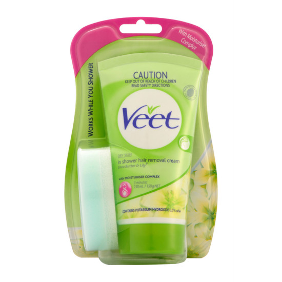 VEET IN SHOWER HAIR REMOVAL CREAM - DRY SKIN 150ML