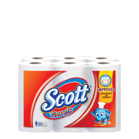 SCOTT KITCHEN TOWEL 55'S*6R