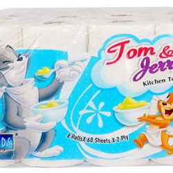 ONWARDS Q+Q KITCHEN TOWEL 50'S*8R ONWARDS Q+Q KITCHEN TOWEL 50'S*8R