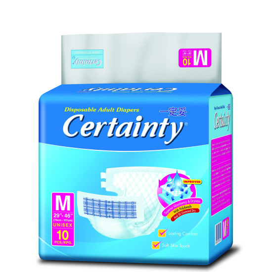 CERTAINTY ADULT DAIPERS M10's