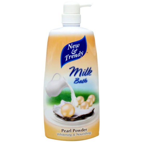 NEW TRENDY MILK BATH SHOWER GEL - PEARL POWDER 850