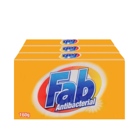 FAB BAR ANTIBACTERIAL 130GM*3