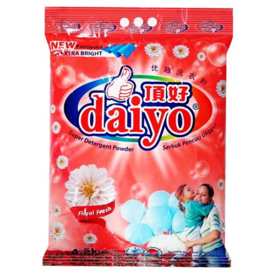 DAIYO DETERGENT POWDER - FLOWER 4.5KG