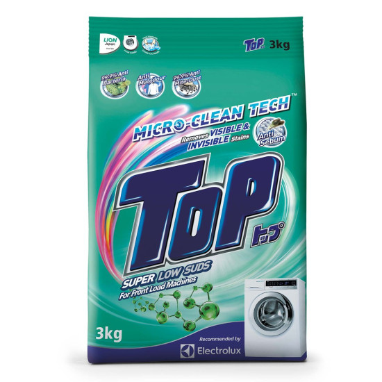 TOP LOW SUD DETERGENT POWDER 3KG