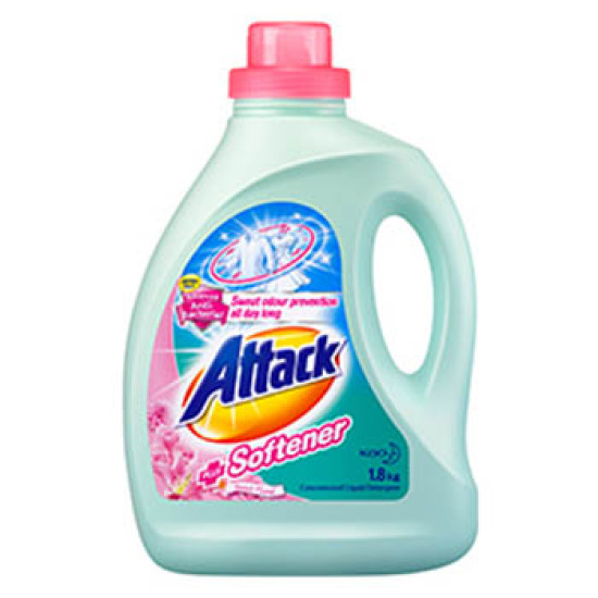 ATTACK LIQUID DETERGENT SOFTENER 1.8KG