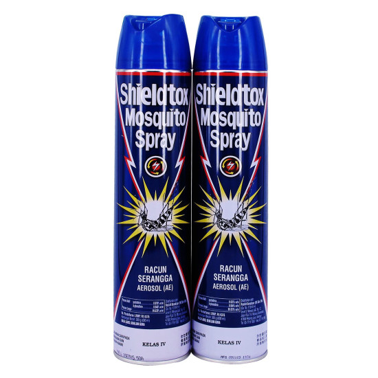 SHIELDTOX MOSQUITO SPRAY 600ML*2