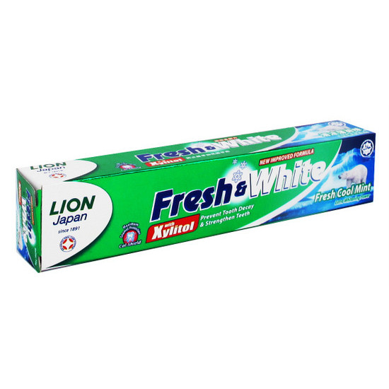 FRESH & WHITE TOOTHPASTE - FRESH COOL MINT 70GM