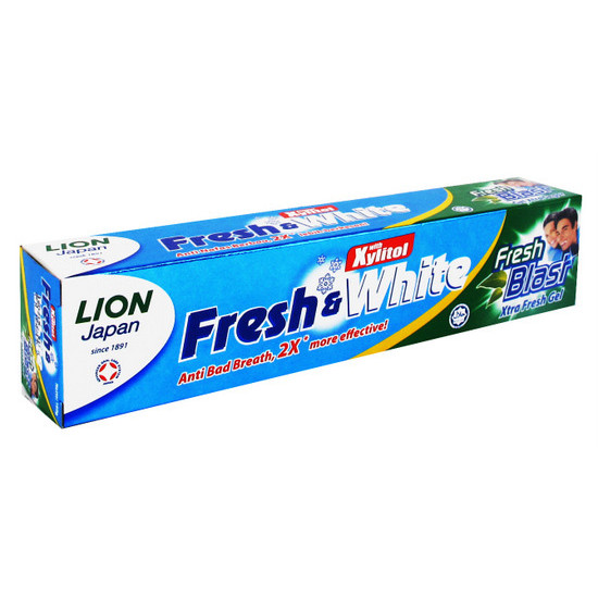 FRESH & WHITE ANTI-GEL TOOTHPASTE - GREEN 160GM