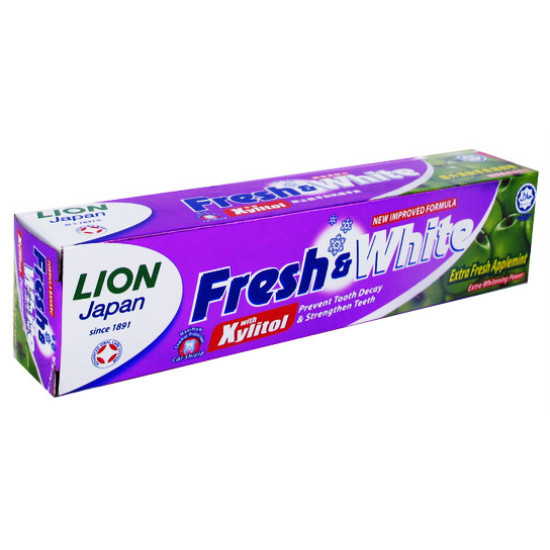 FRESH & WHITE TOOTHPASTE - APPLE MINT 225GM