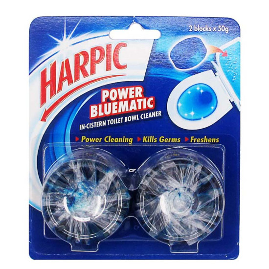 HARPIC BLUE MATIC TWIN PACK 50GM *2