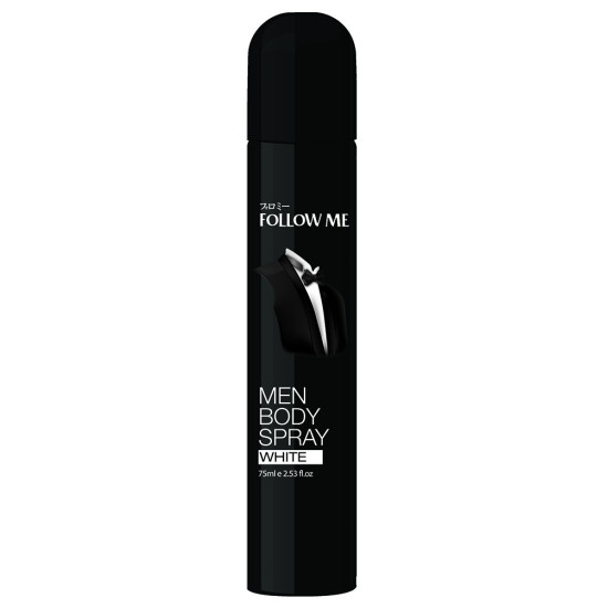 FOLLOW ME MEN'S BODY SPRAY - WHITE 75ML