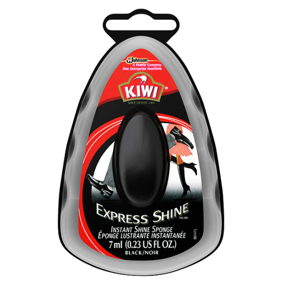 KIWI- SHOE INSTANT SHINE SPONGE-BLACK 75ML