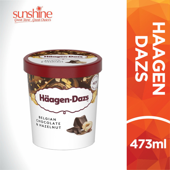 HAAGEN DAZS BELGIAN CHOC&HAZELNUT 473ML