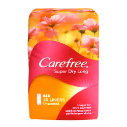 CAREFREE LONG UNSCENTED 176MM 20'S CAREFREE LONG UNSCENTED 176MM 20'S