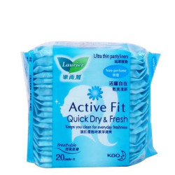 LAURIER PANTY LINER UNSCENTED 20S LAURIER PANTY LINER UNSCENTED 20S